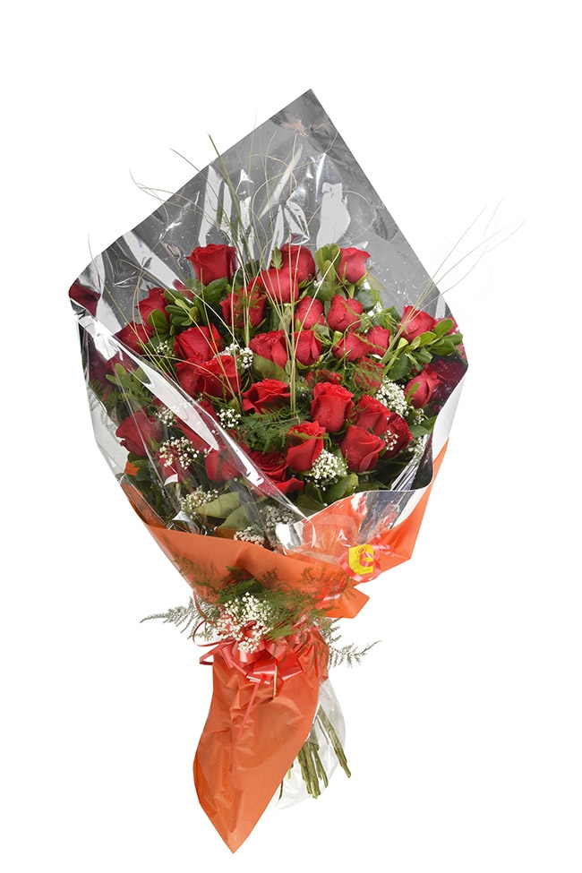 Manojo con 36 rosas   Bombones de obsequio
